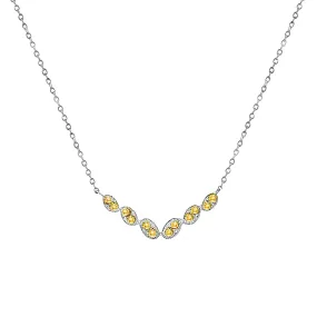 14KW 12YELLOW TOPAZ 0.11CT, 6OVAL SHAPE ELEMENT  (118N402399WYTP14)