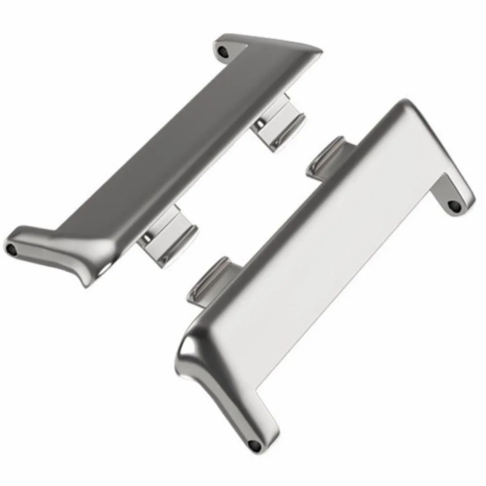 1Pair Oppo Watch 2 (42mm) stainless steel watch strap adapter - Silver