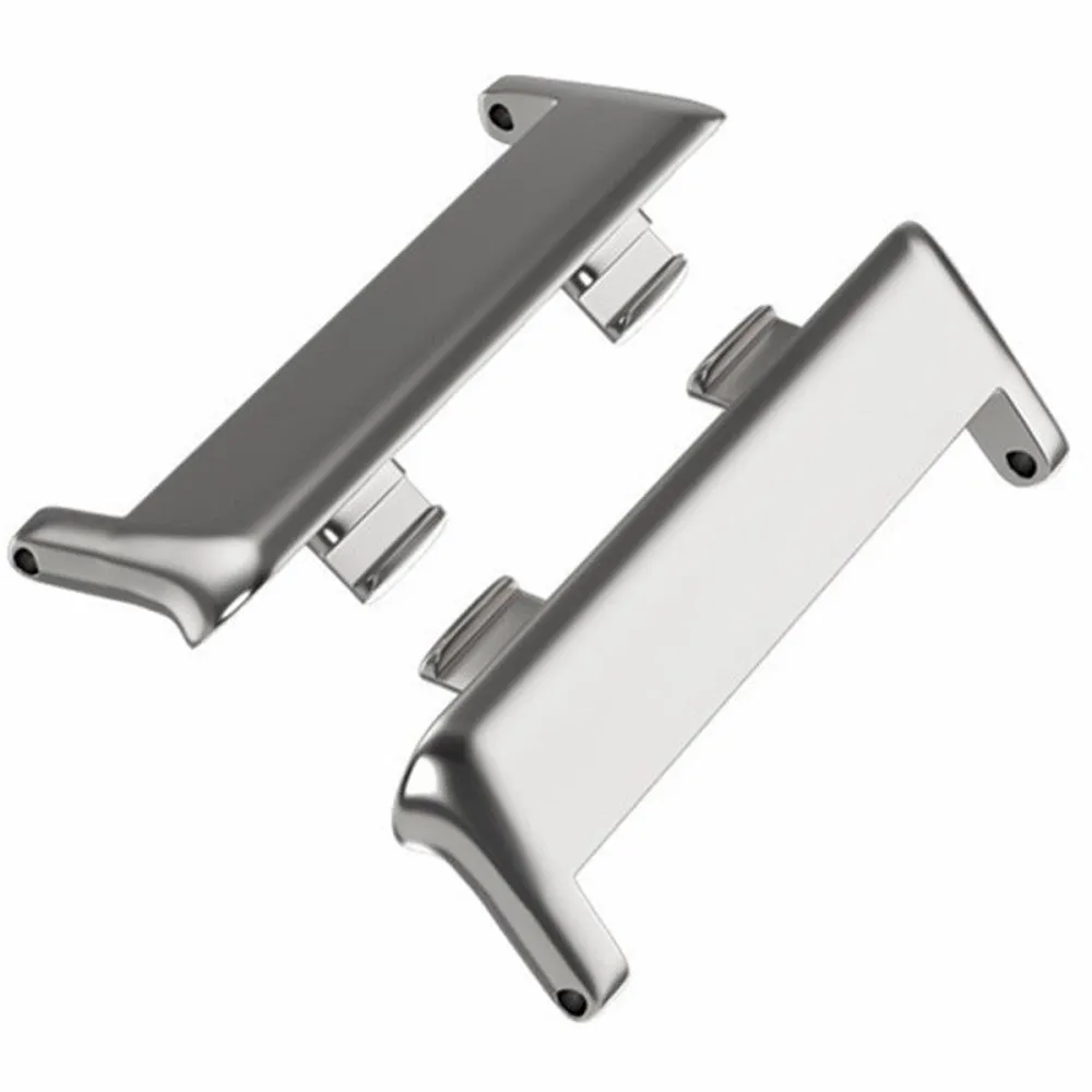 1Pair Oppo Watch 2 (42mm) stainless steel watch strap adapter - Silver