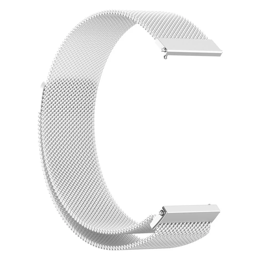 20mm Universal milanese stainless steel watch strap - Silver