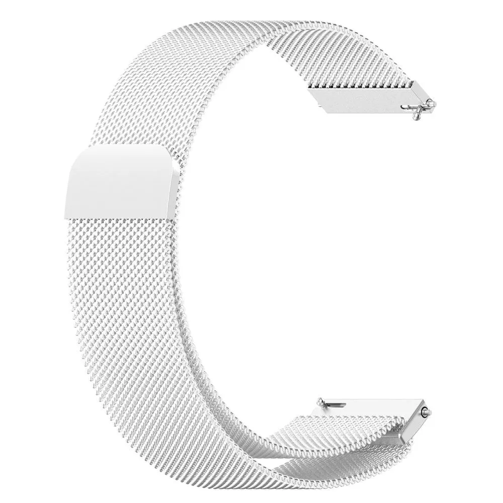 20mm Universal milanese stainless steel watch strap - Silver