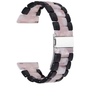 22mm Huawei Watch GT 2e / MagicWatch 2 46mm color splice resin watch strap - Black / Pink