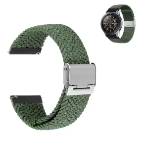 22mm Universal elastic nylon watch strap - Green