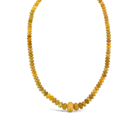 African Opal Bead Necklace