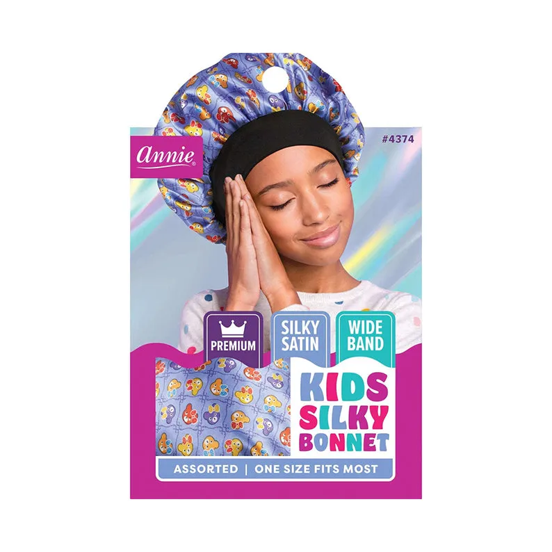 ANNIE Kid's Silky Wide Edge Bonnet [Assorted Pattern] #04374