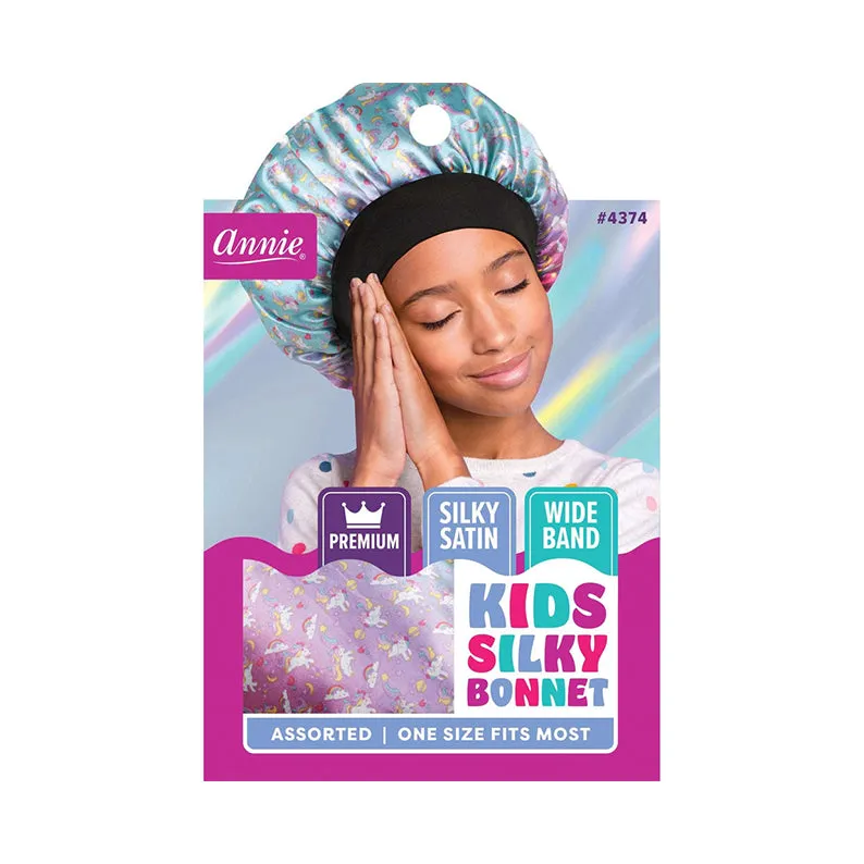 ANNIE Kid's Silky Wide Edge Bonnet [Assorted Pattern] #04374