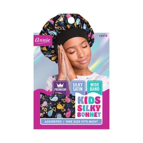 ANNIE Kid's Silky Wide Edge Bonnet [Assorted Pattern] #04374
