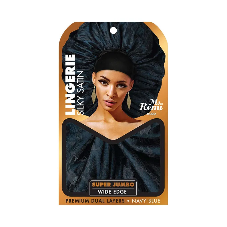 ANNIE Lingerie Wide Edge Silky Bonnet X-Jumbo [Assorted Color] #03683