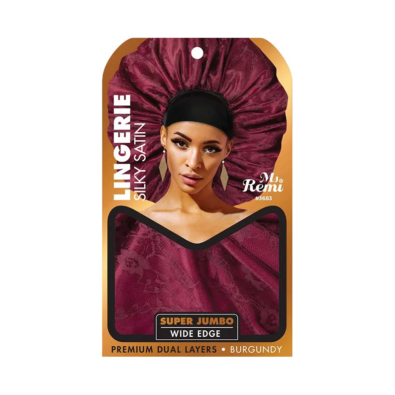 ANNIE Lingerie Wide Edge Silky Bonnet X-Jumbo [Assorted Color] #03683