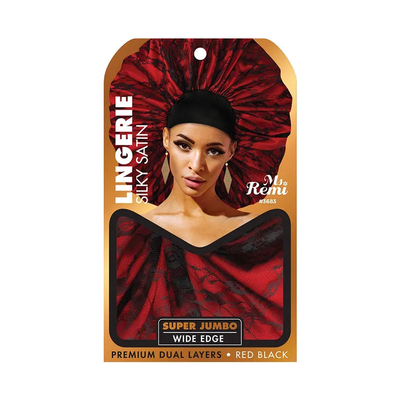 ANNIE Lingerie Wide Edge Silky Bonnet X-Jumbo [Assorted Color] #03683