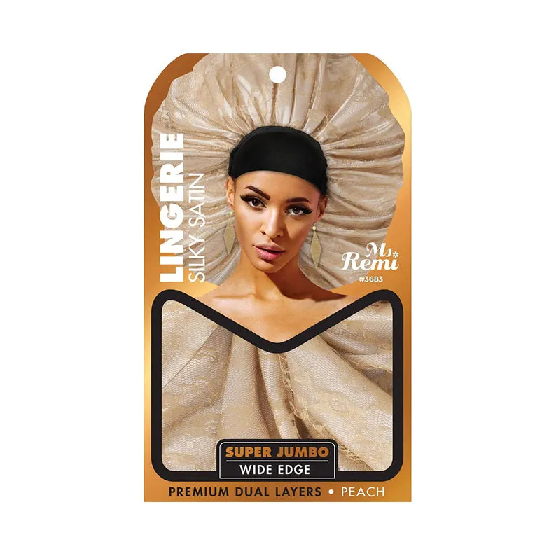 ANNIE Lingerie Wide Edge Silky Bonnet X-Jumbo [Assorted Color] #03683