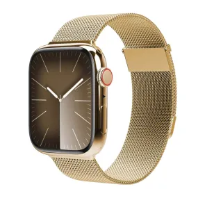 Apple Watch (38/40/SE/41/42mm) Vonmählen Milanese Loop 2 Rustfri Stål Rem - Guld