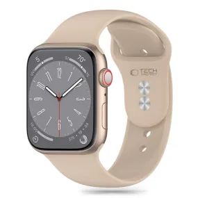 Apple Watch (42/44/SE/45/46/49mm) Tech-Protect Silikone Urrem - Walnut
