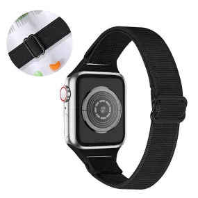 Apple Watch 42mm - 44mm nylon watch strap - Black