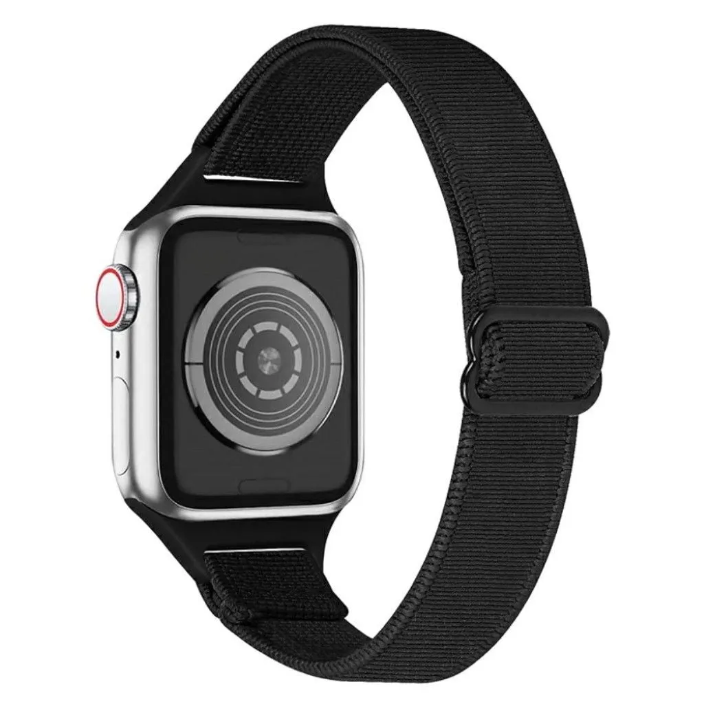 Apple Watch 42mm - 44mm nylon watch strap - Black