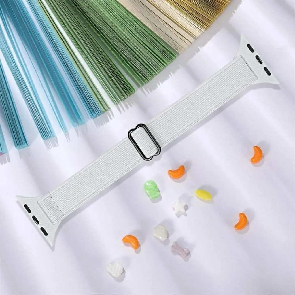 Apple Watch 42mm - 44mm nylon watch strap - White