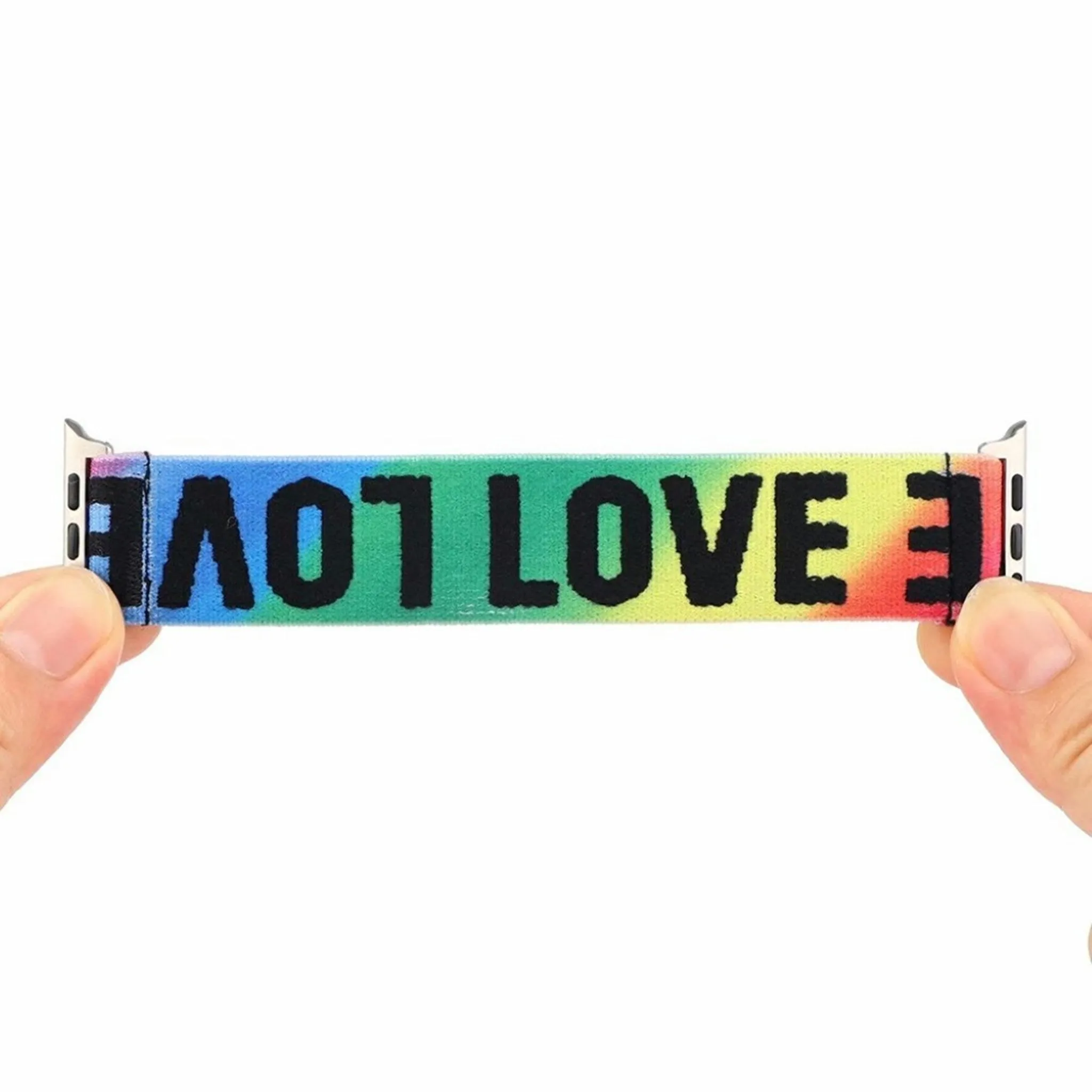 Apple Watch Series 6 / 5 40mm elastic watch band - Rainbow Love
