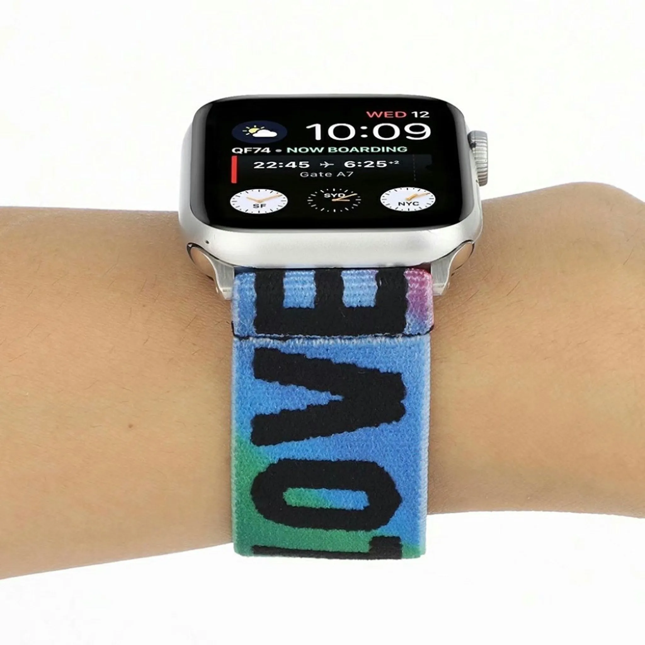 Apple Watch Series 6 / 5 40mm elastic watch band - Rainbow Love
