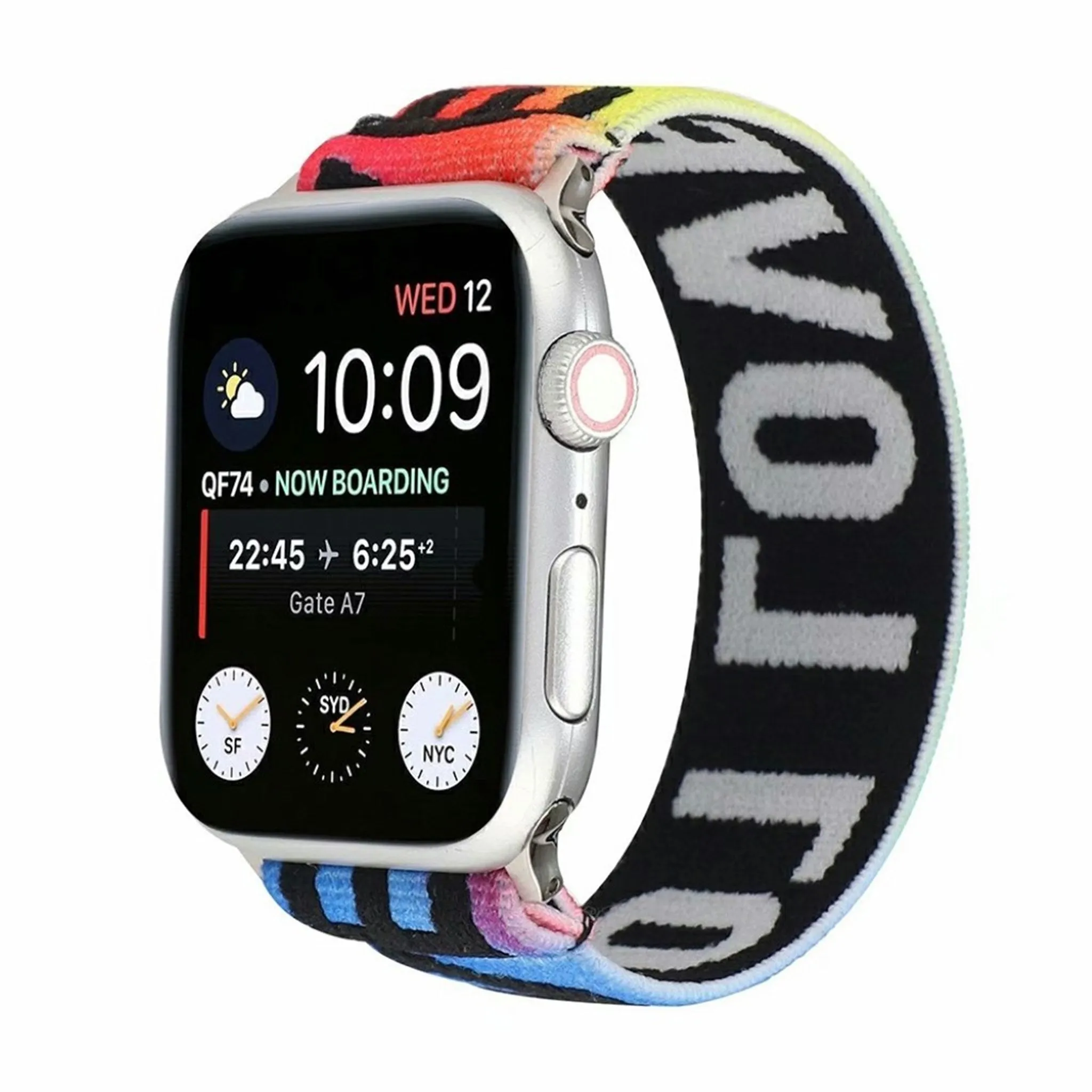 Apple Watch Series 6 / 5 40mm elastic watch band - Rainbow Love