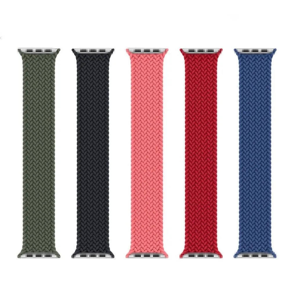 Apple Watch Series 6 / 5 44mm nylon watch band - Army Green / Size: L