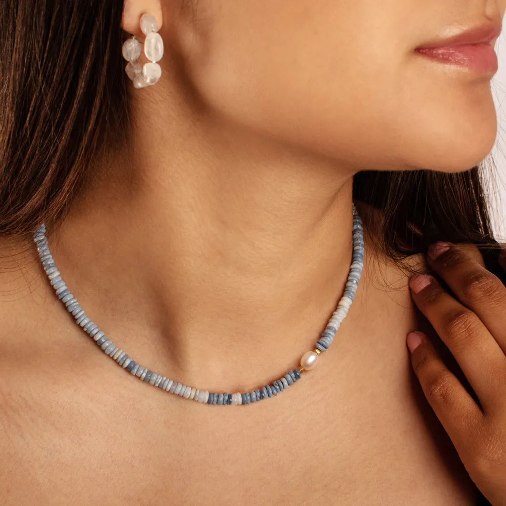 Blue Sky & Silver Linings Necklace | Available to ship January 14, 2025