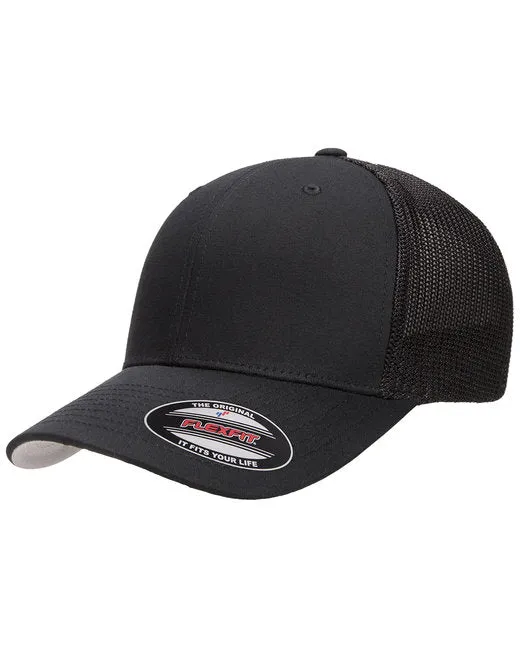 Boober Eats Leather Patch Trucker Hat for Breastfeeding Moms