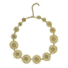 Bronze Flower Necklace