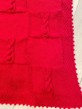 Bunnies and Squares Baby Blanket FREE Pattern