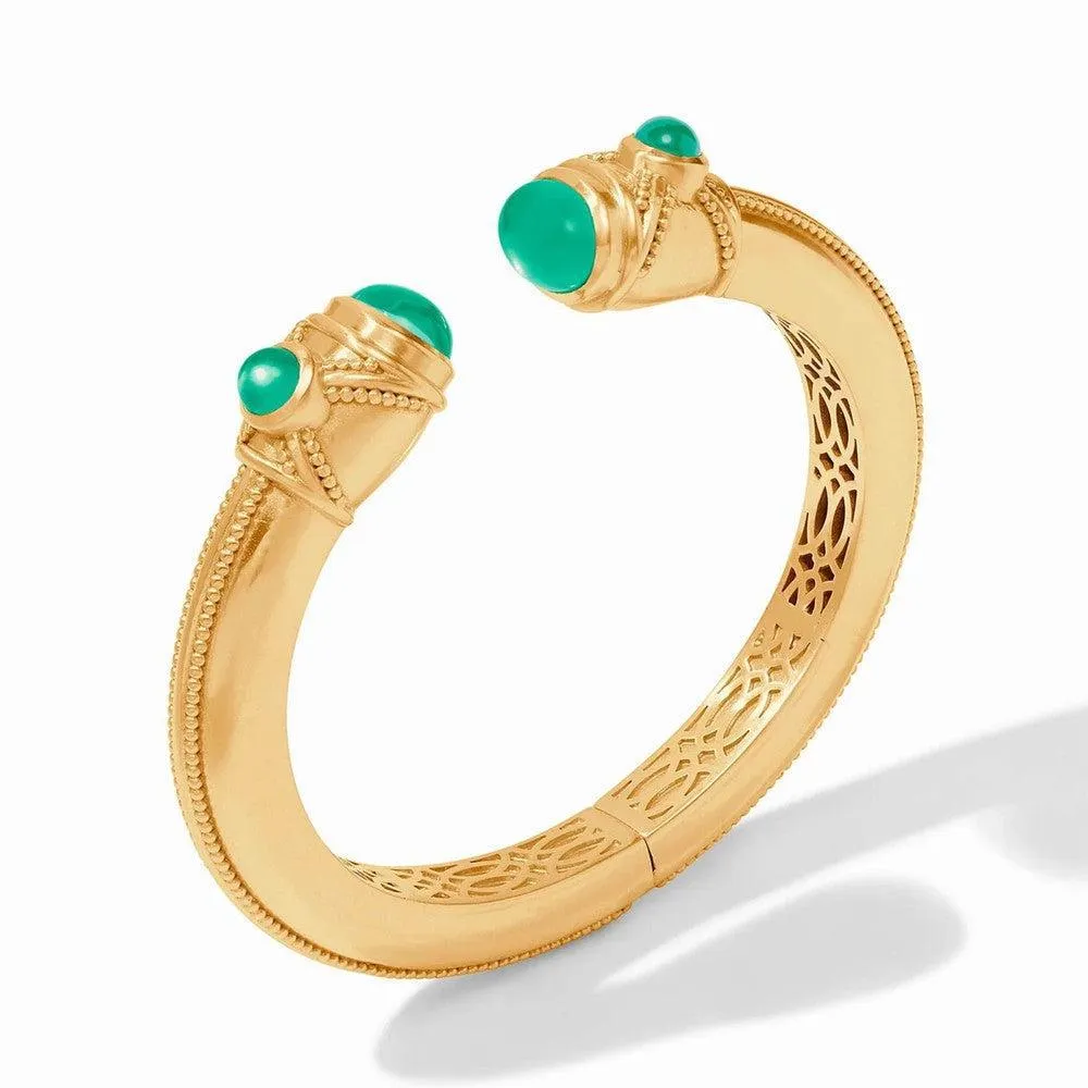 Cabochon Demi Cuff