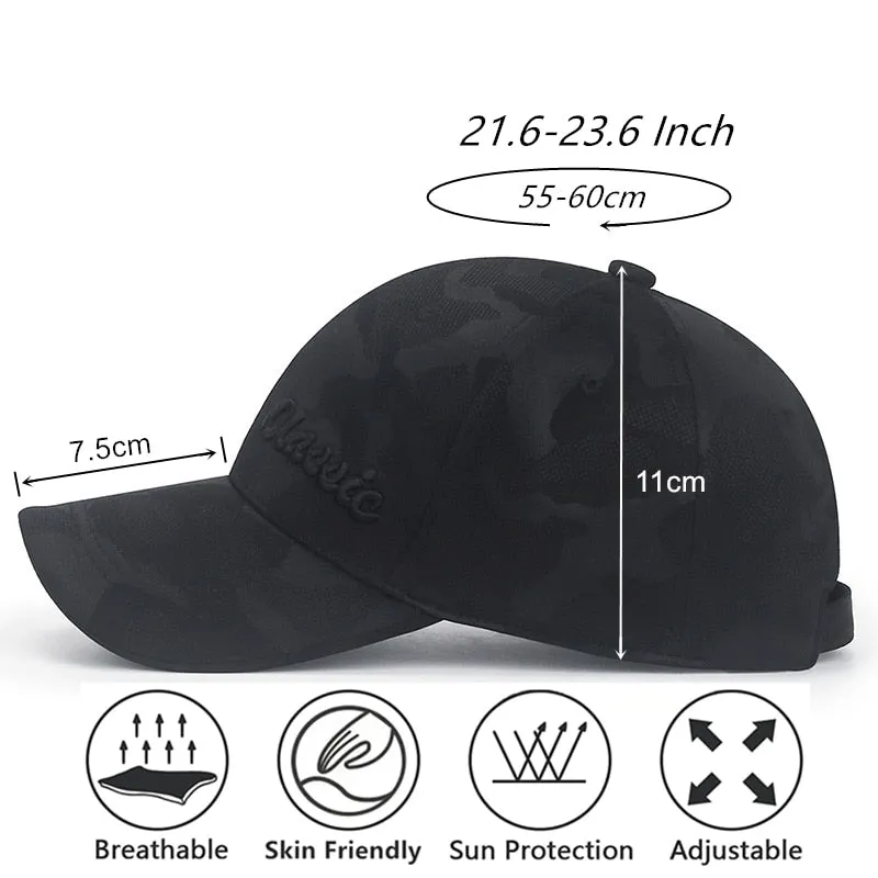 Camouflage Cotton Baseball Cap for Men Women Snapback Hat Outdoor Bone Trucker Caps Adjustable Camo Man Hat