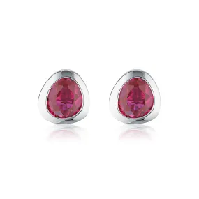 CELEBRATION STUDS - RUBY RED CORUNDUM
