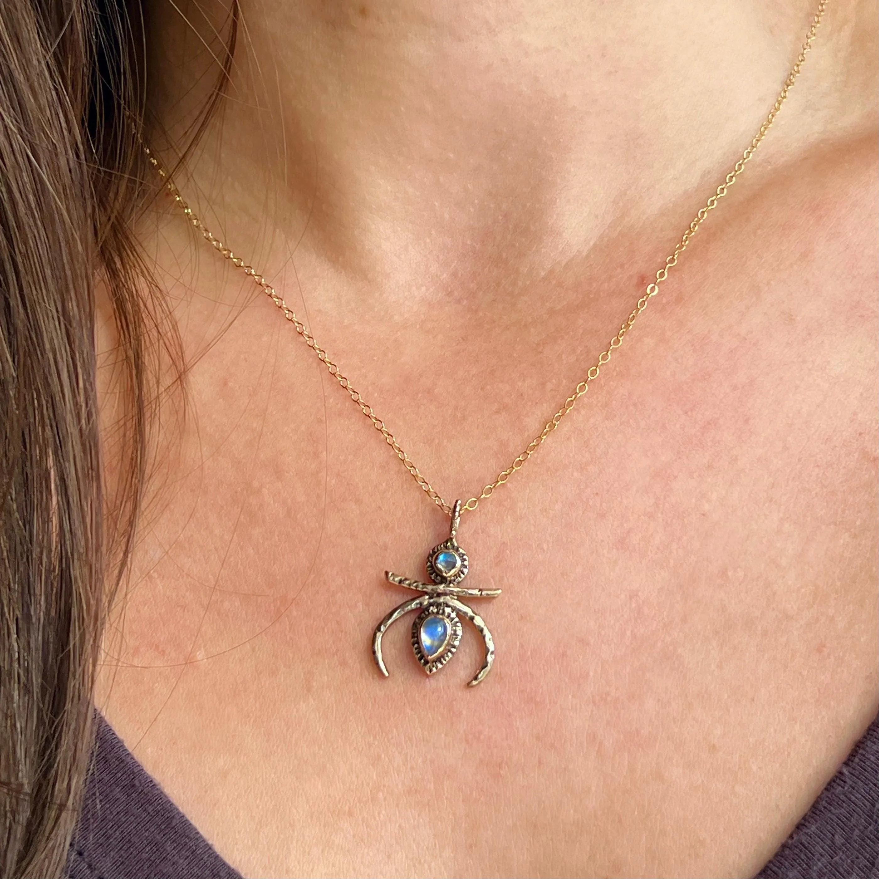 CELESTE / Moonstone Necklace