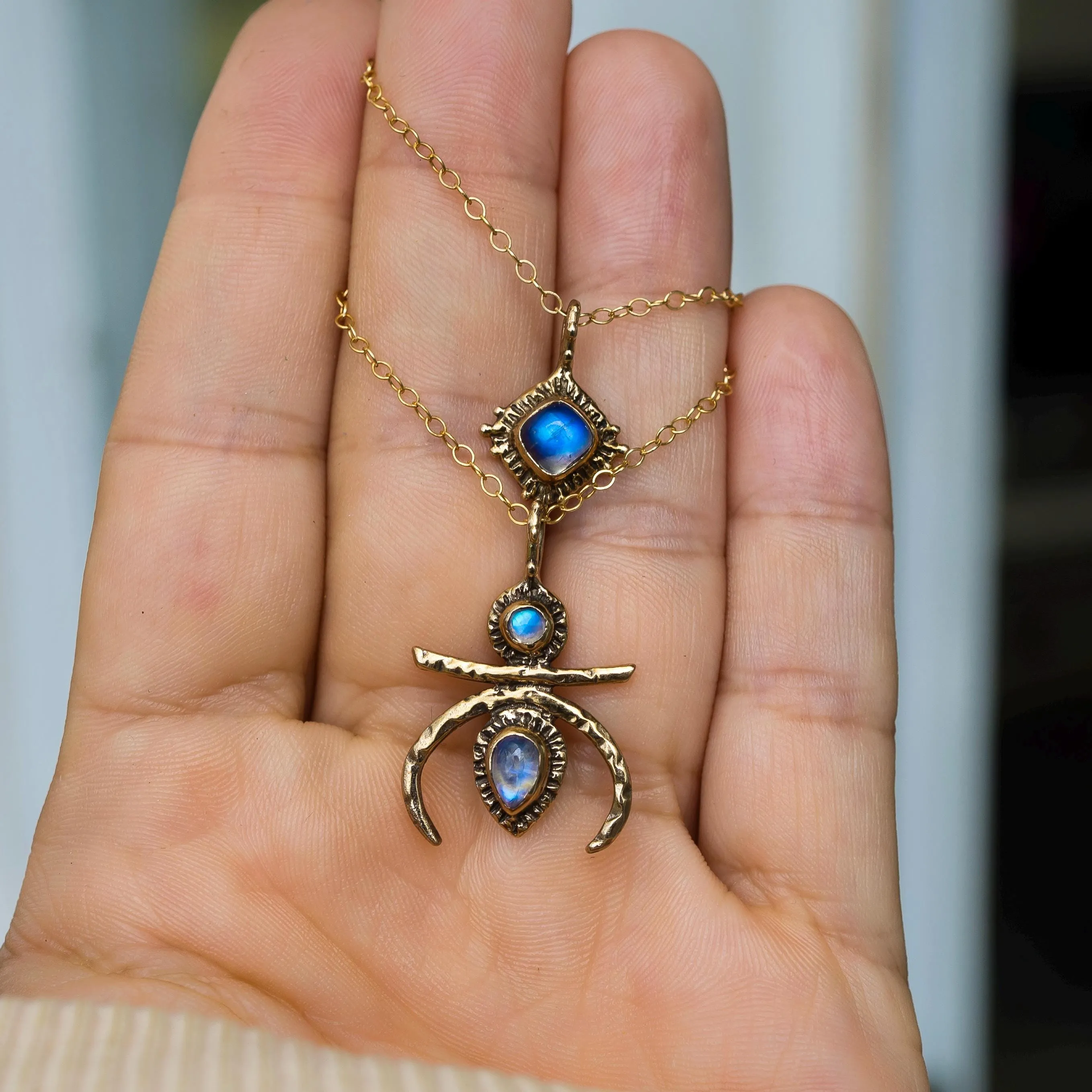 CELESTE / Moonstone Necklace