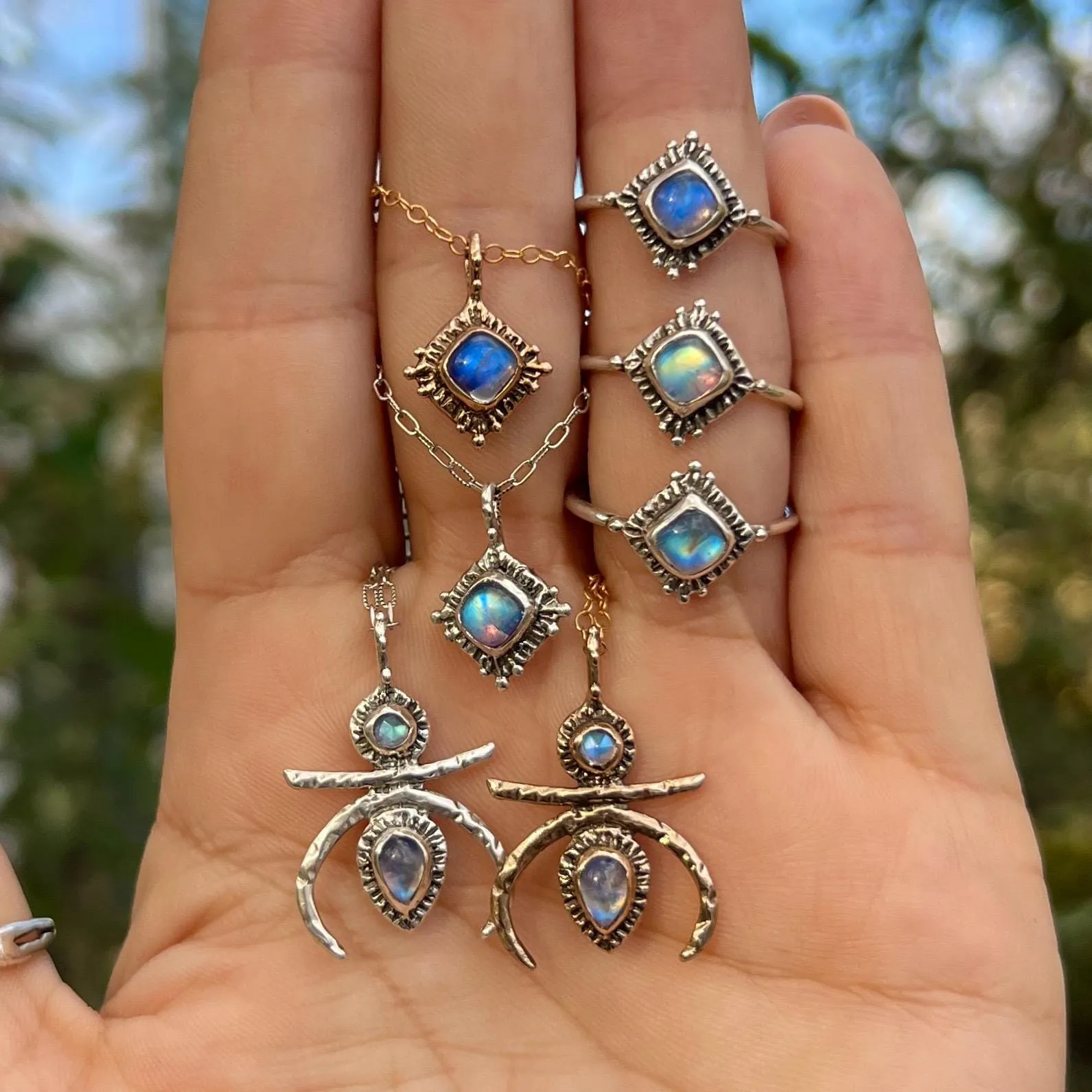 CELESTE / Moonstone Necklace