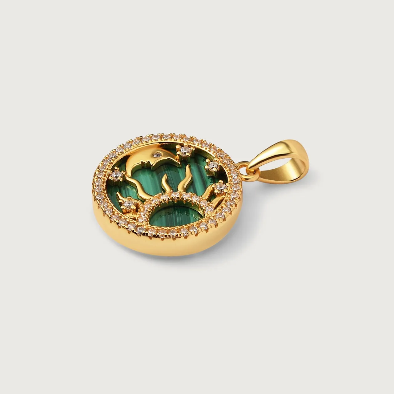 Celestial Dreams Malachite Pendant