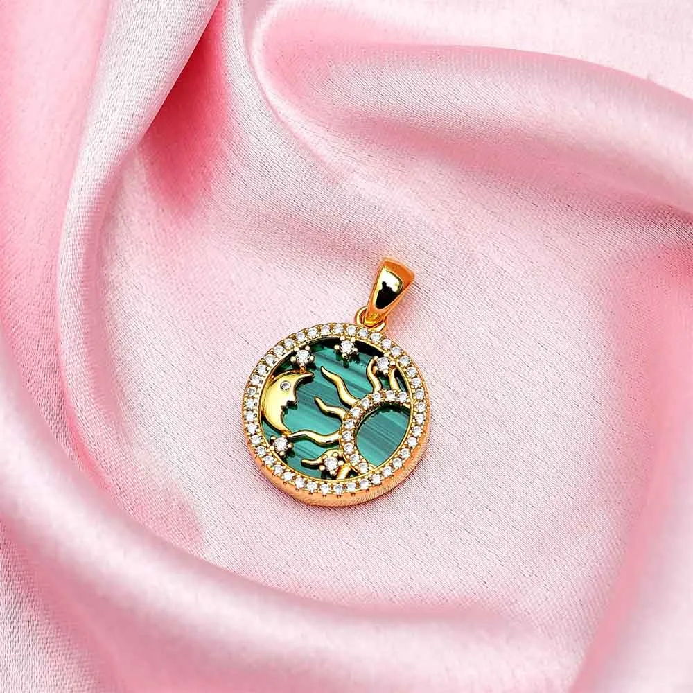 Celestial Dreams Malachite Pendant