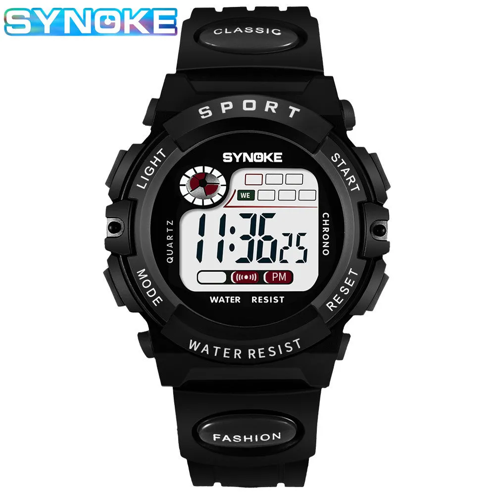 Children's Electronic Watch Sports Waterproof Boys and Girls Student Electronic Watch