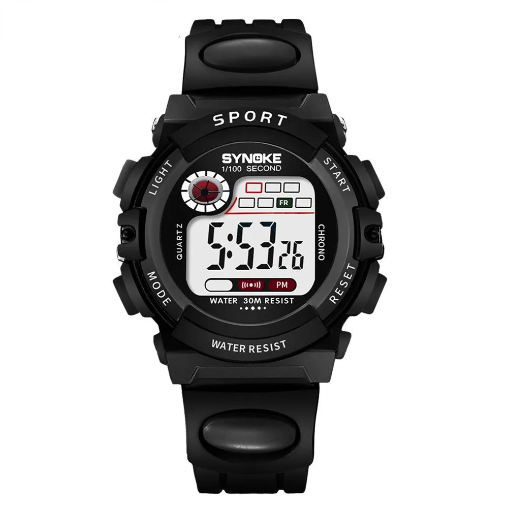 Children's Electronic Watch Sports Waterproof Boys and Girls Student Electronic Watch