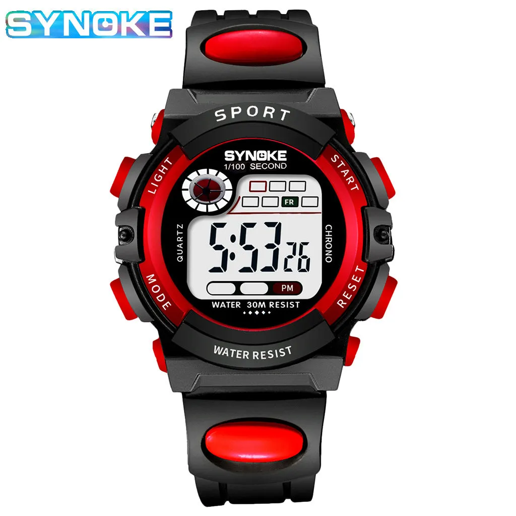 Children's Electronic Watch Sports Waterproof Boys and Girls Student Electronic Watch