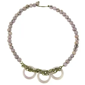 Circle Chain Choker in Lavender Faire Collection