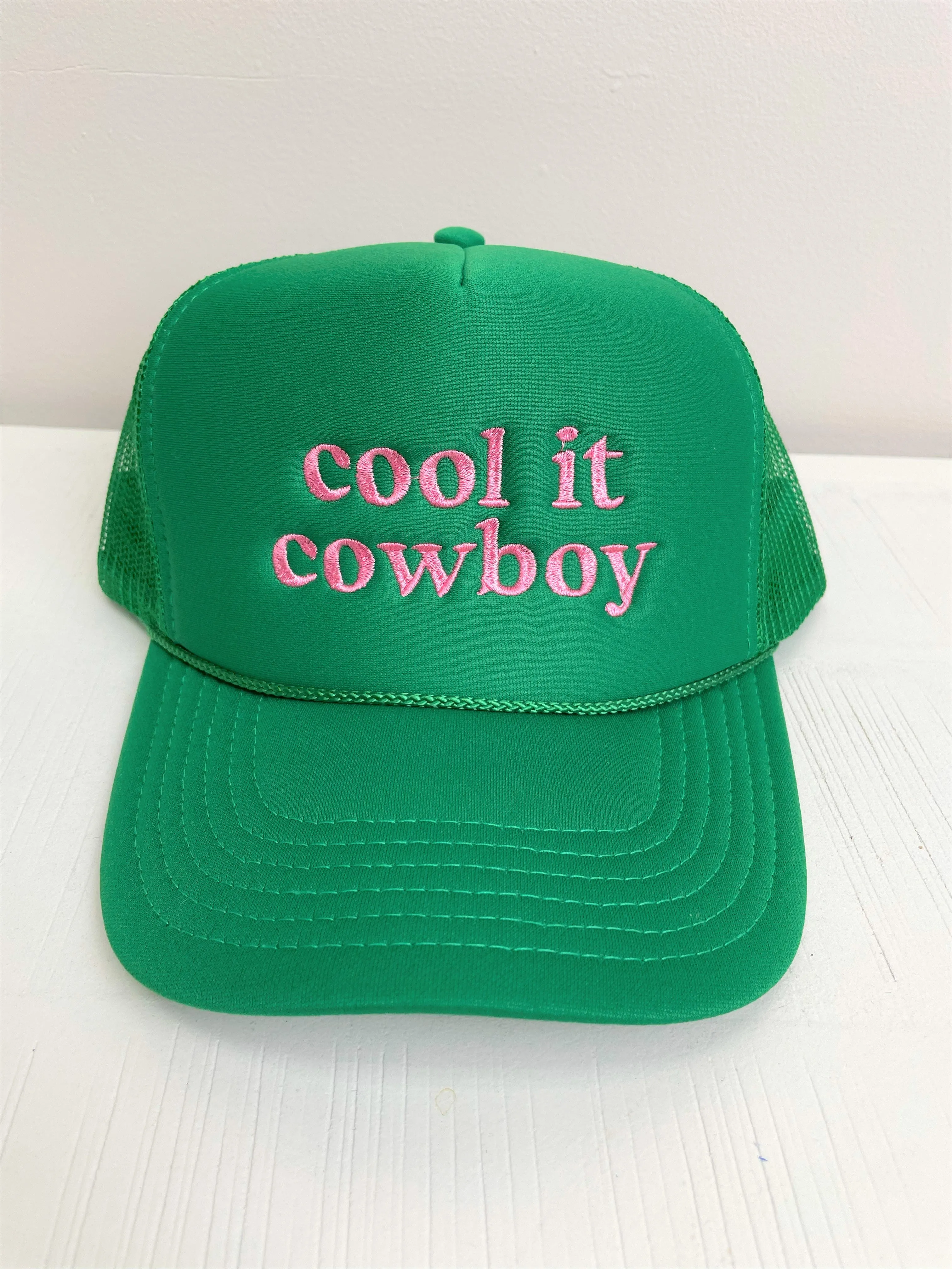 Cool It Cowboy Green Cap