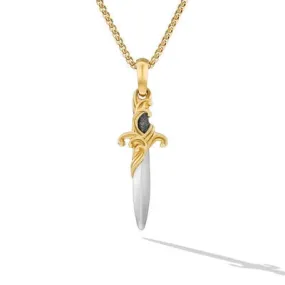 David Yurman 31mm Waves Dagger Pendant