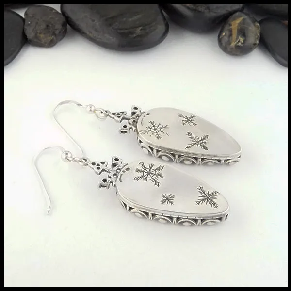 Dendritic Opal Pendant & Earring Set