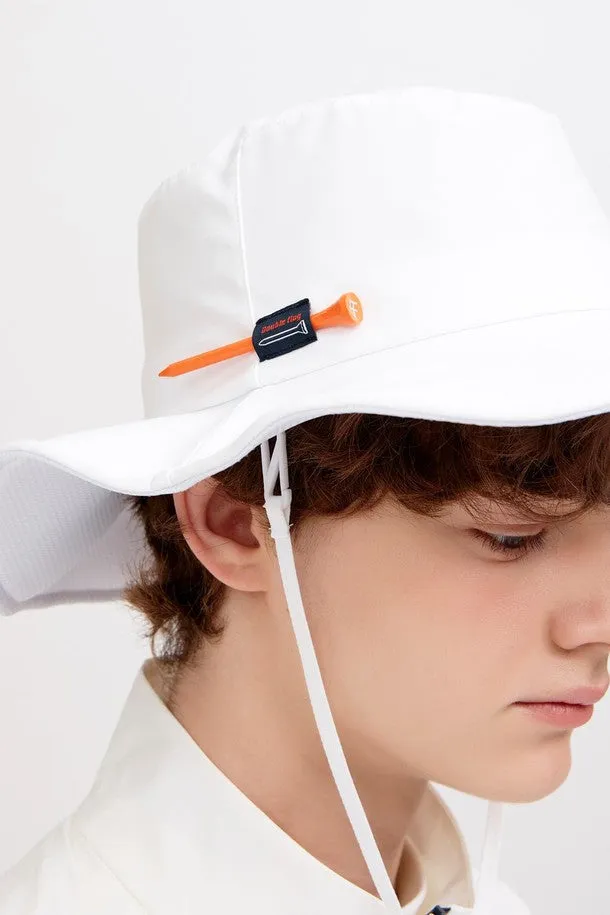 DF Ivory LOGOEmbroidery Bucket Hat (DXHE2E312IV)