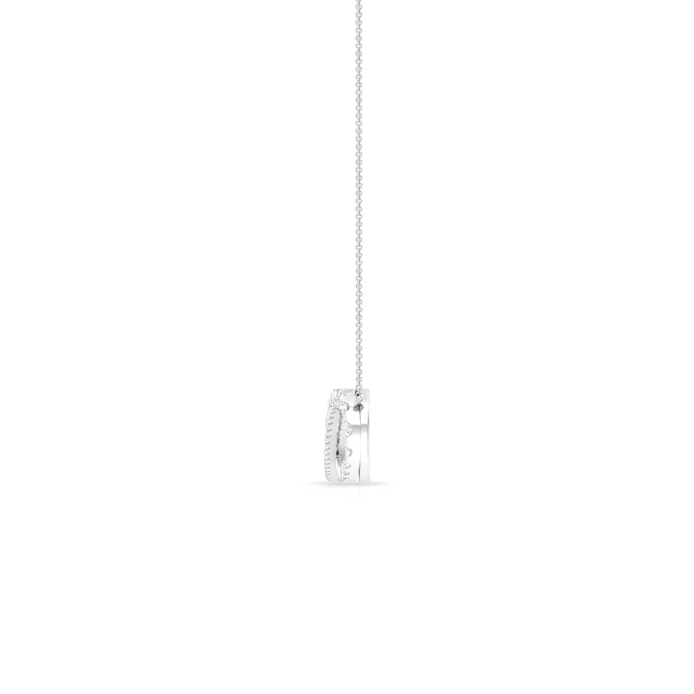 Diamond Infinity Pendant Necklace For Women