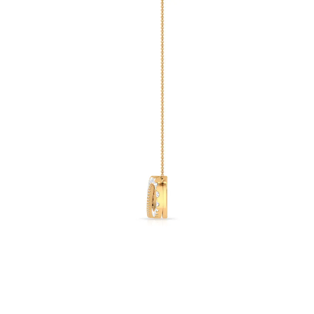 Diamond Infinity Pendant Necklace For Women