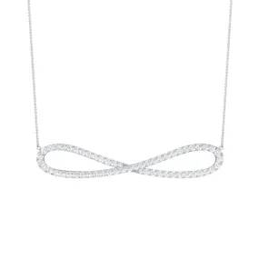 Diamond Infinity Pendant Necklace For Women