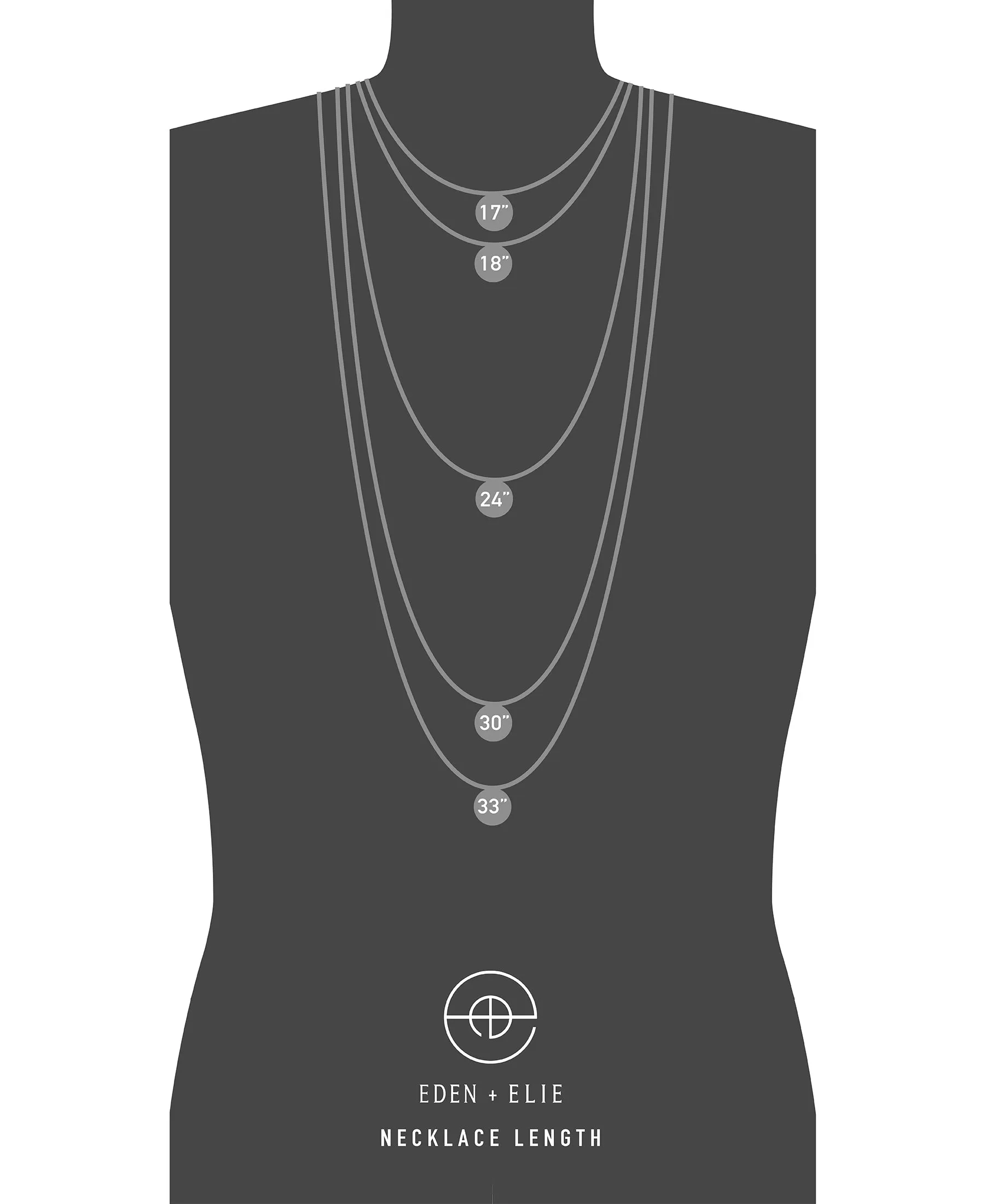 EDEN   ELIE Everyday Adjustable Length Necklace - golden sand