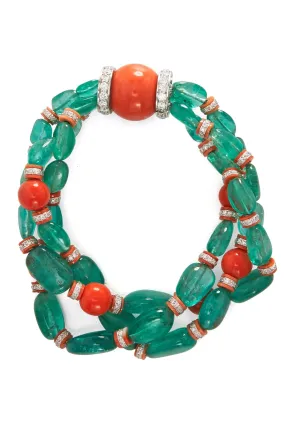 Emerald Bead Bracelet
