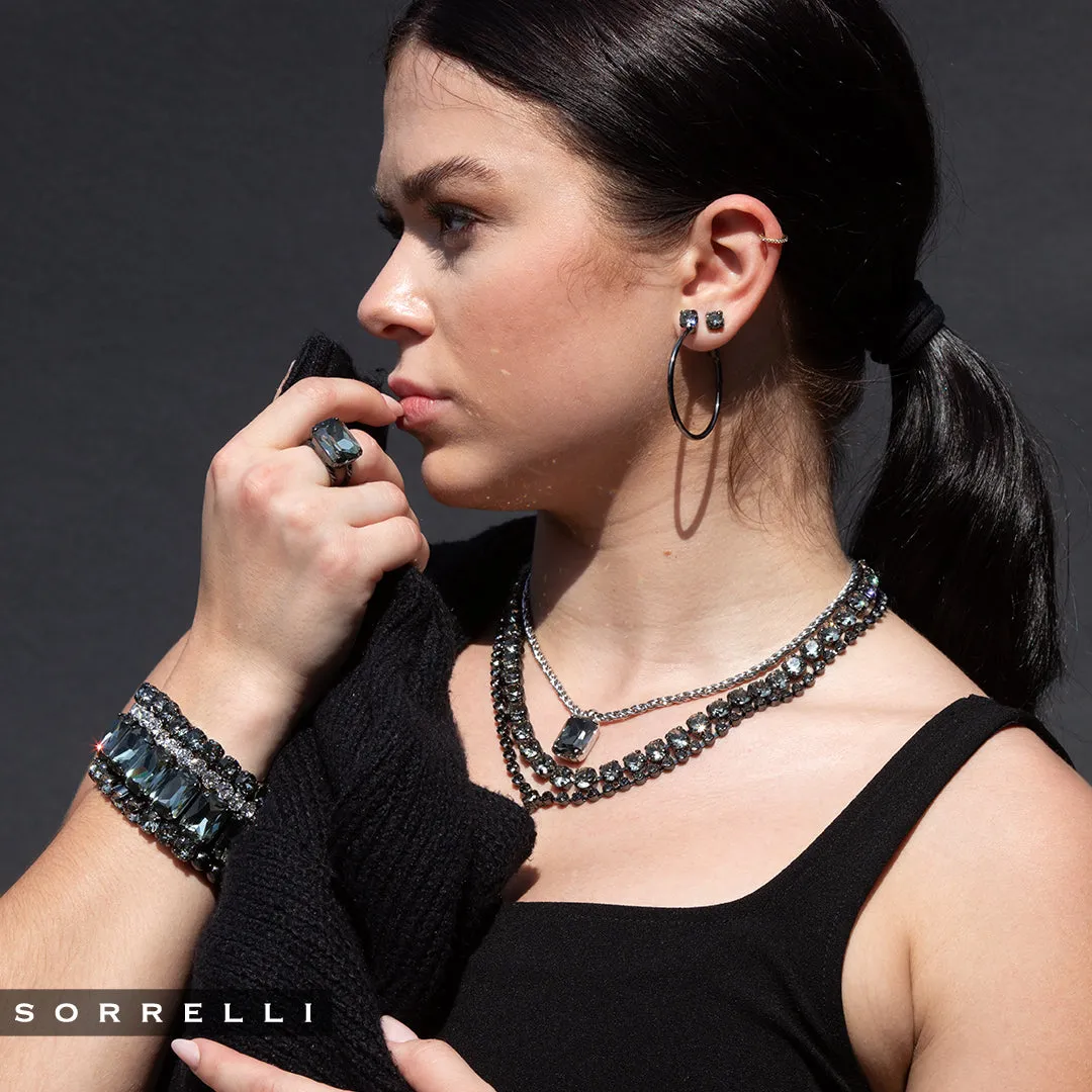 Emerald Cut Stretch Bracelet - 4BFF70GMBD